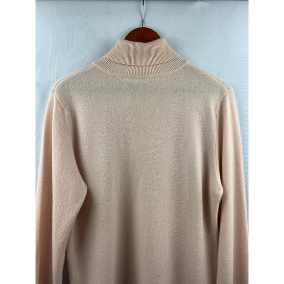 Women's Charter Club Pink Cashmere Sweater Size L - Picture 4 of 6